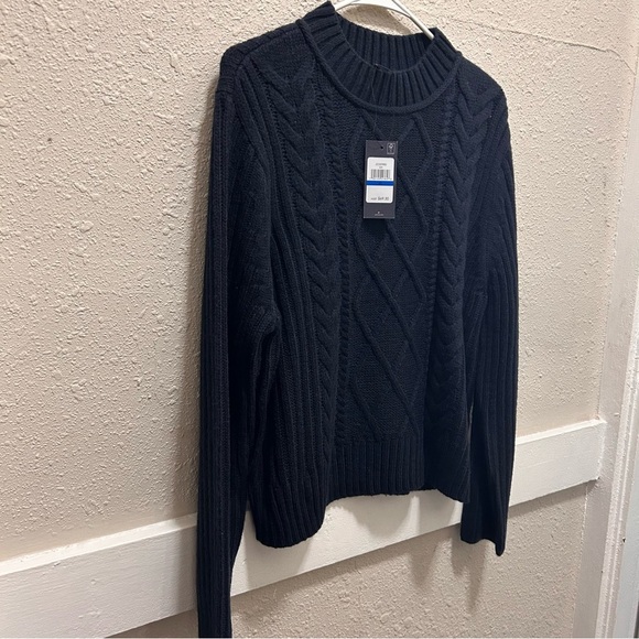 Tommy Hilfiger Navy Knit Sweater NWT XL - Picture 3 of 5